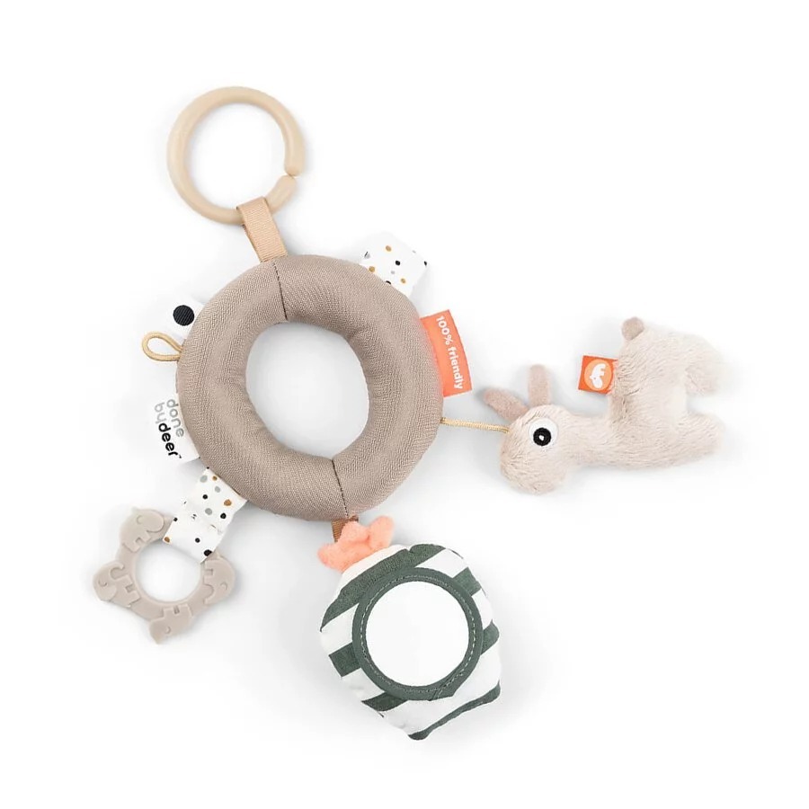圈圈多功能安撫玩具-米色