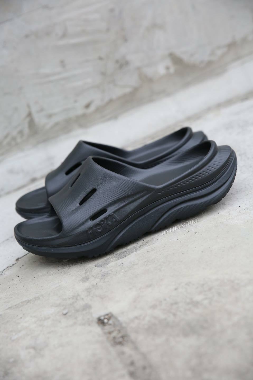 {現貨} Hoka One One ORA RECOVERY SLIDE 3 Black 1134061-BBLC