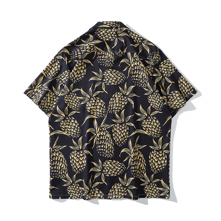 花襯衫 古巴領 金旺鳳梨