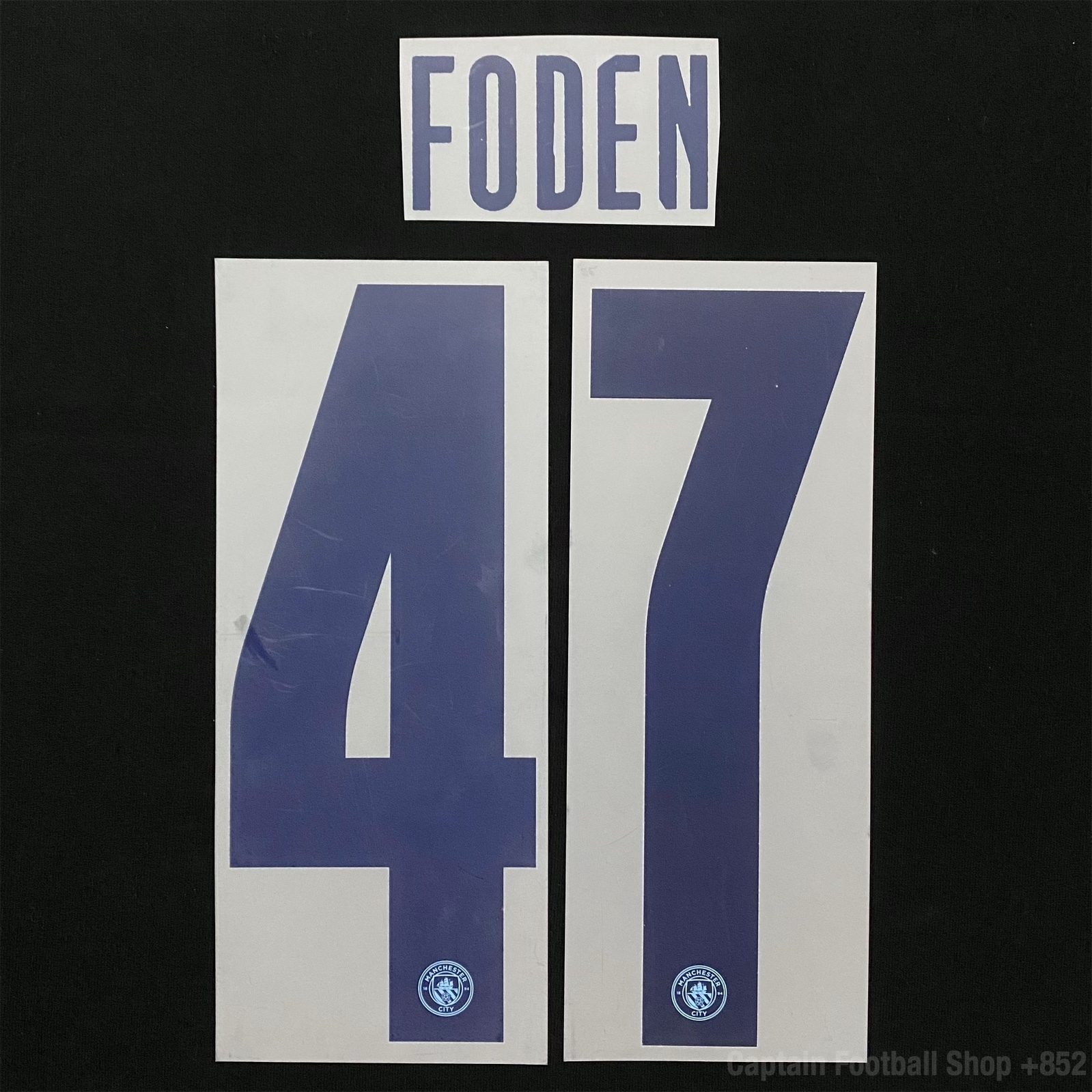 Official Manchester City 2020-2021 Hone Cup Nameset #47 FODEN