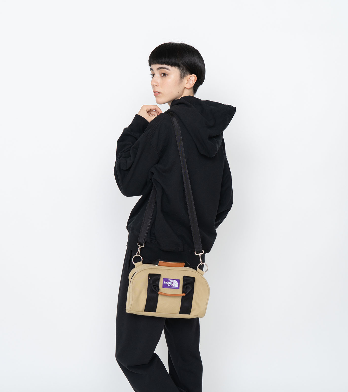 日本TNF 紫標Demi Duffle Bag