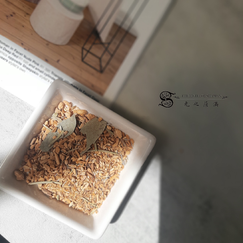 真正秘魯進口老木 印加聖木秘魯Sahumerio淨化儀式粉  50g－光之薩滿