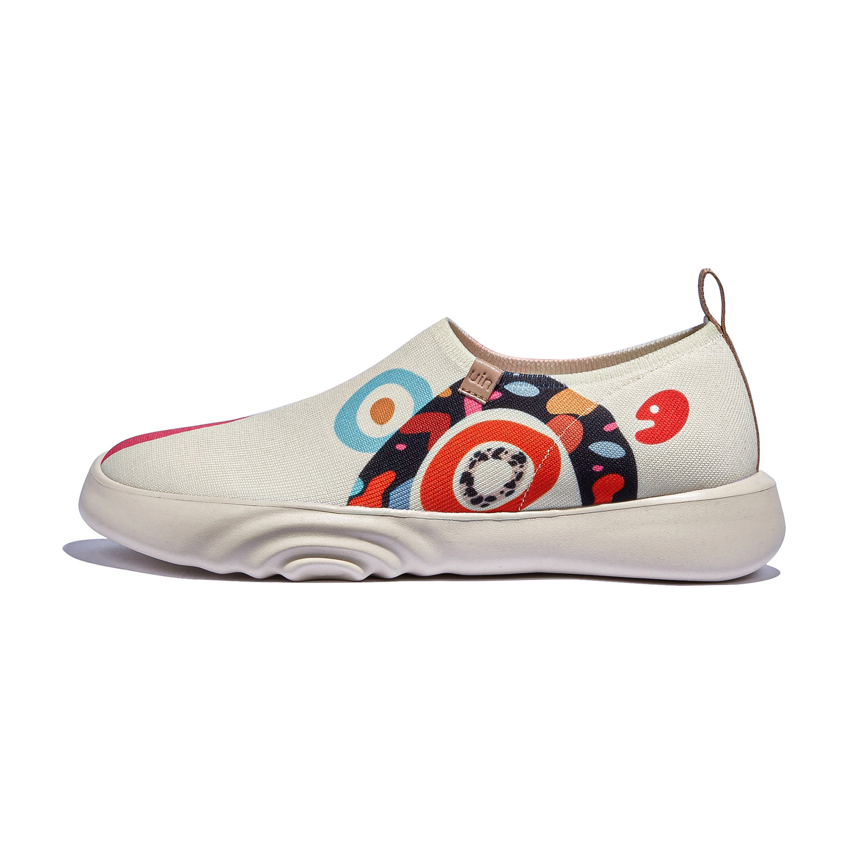 【 Uin 】西班牙原創設計 |托萊多15 甜甜圈 女鞋 彩繪鞋 休閒鞋 懶人鞋