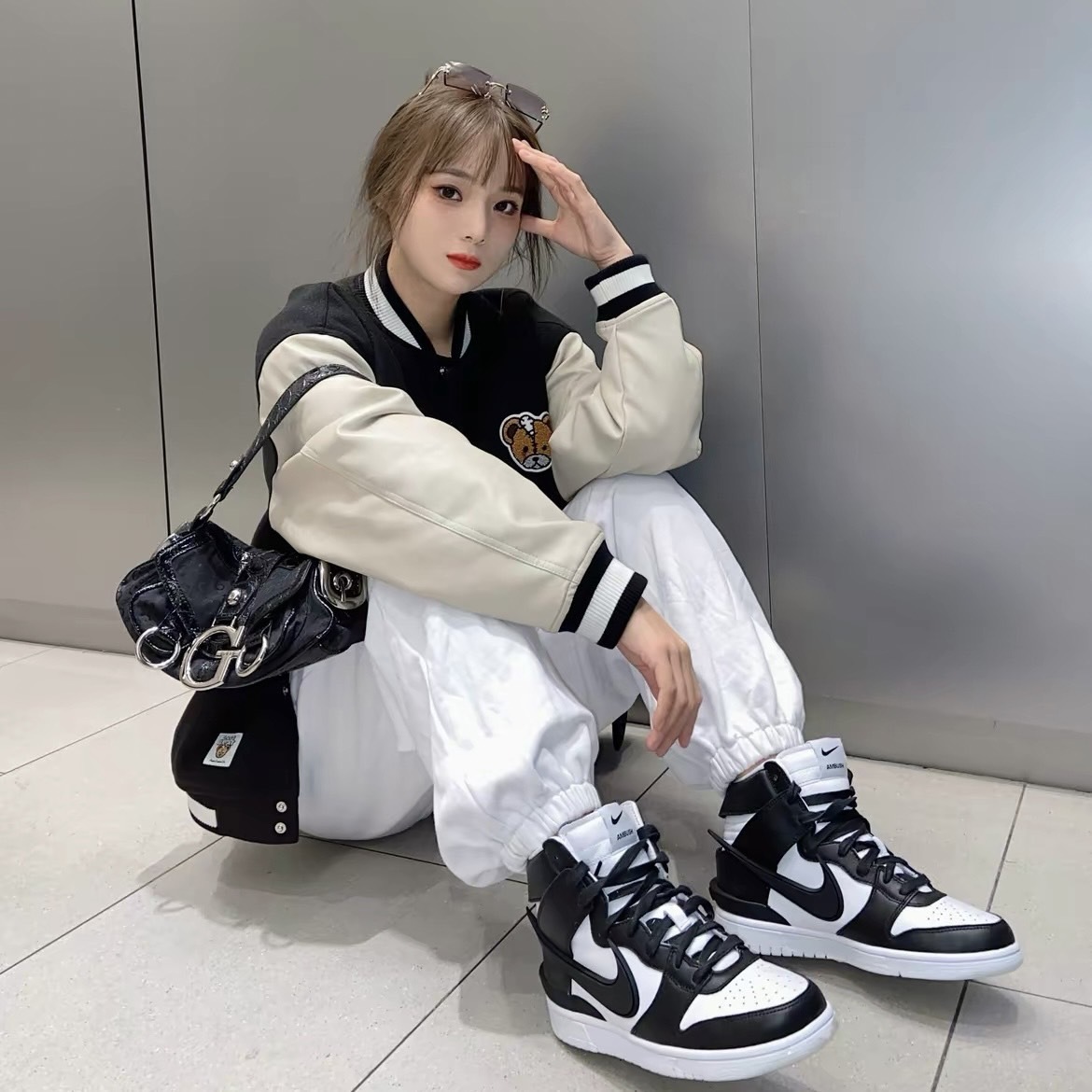 Ambush x Nike Dunk High "black" 黑白 高筒 聯名 限量款