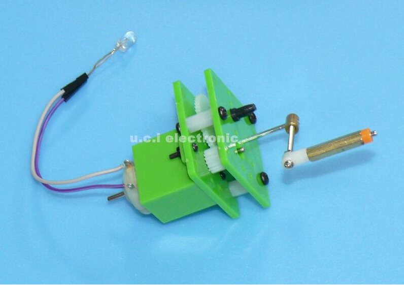 【UCI電子】(J-3) 手搖發電機S1 科學物理實驗套裝 DIY科技小製作