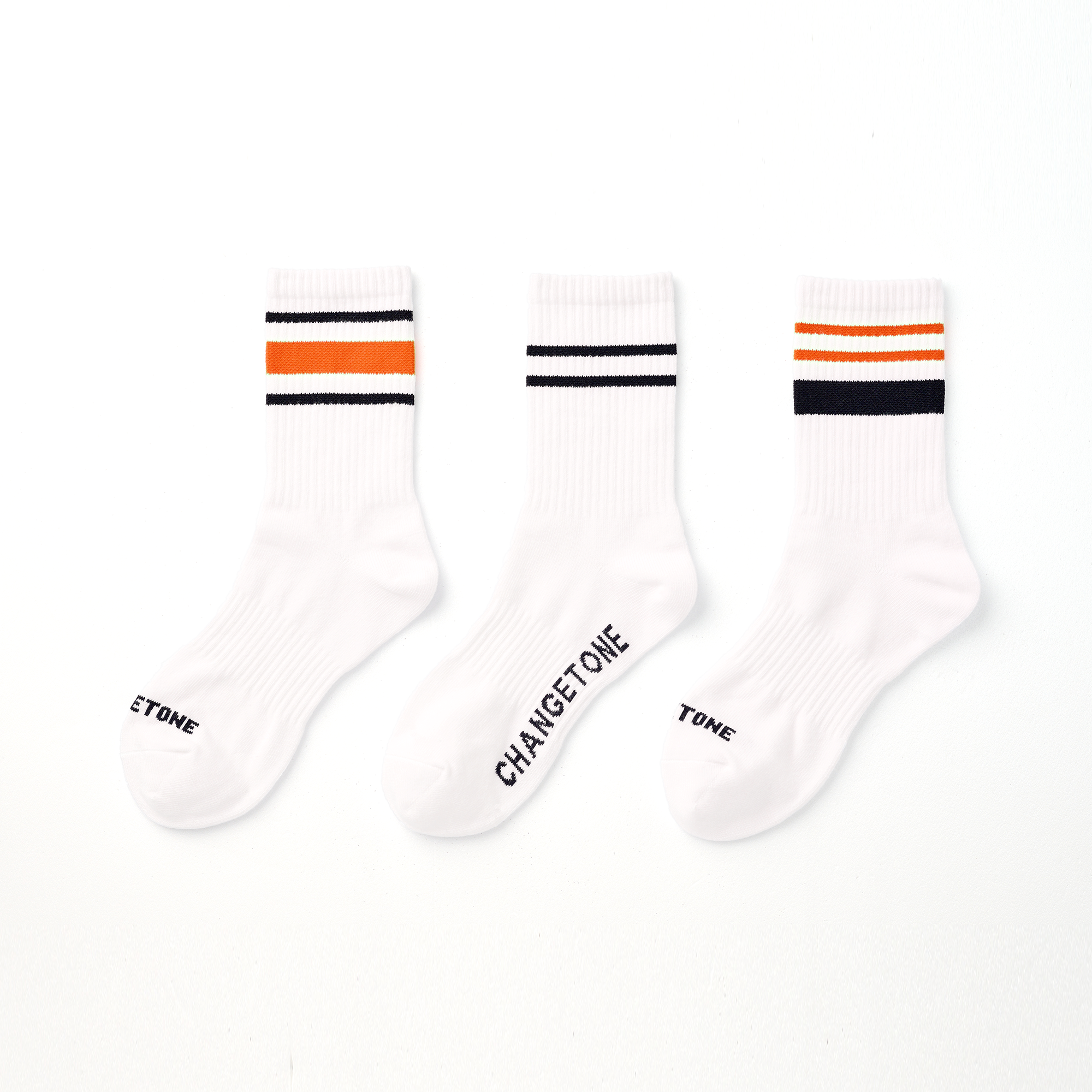 C的算法 抗菌運動中筒襪三支入〈白〉