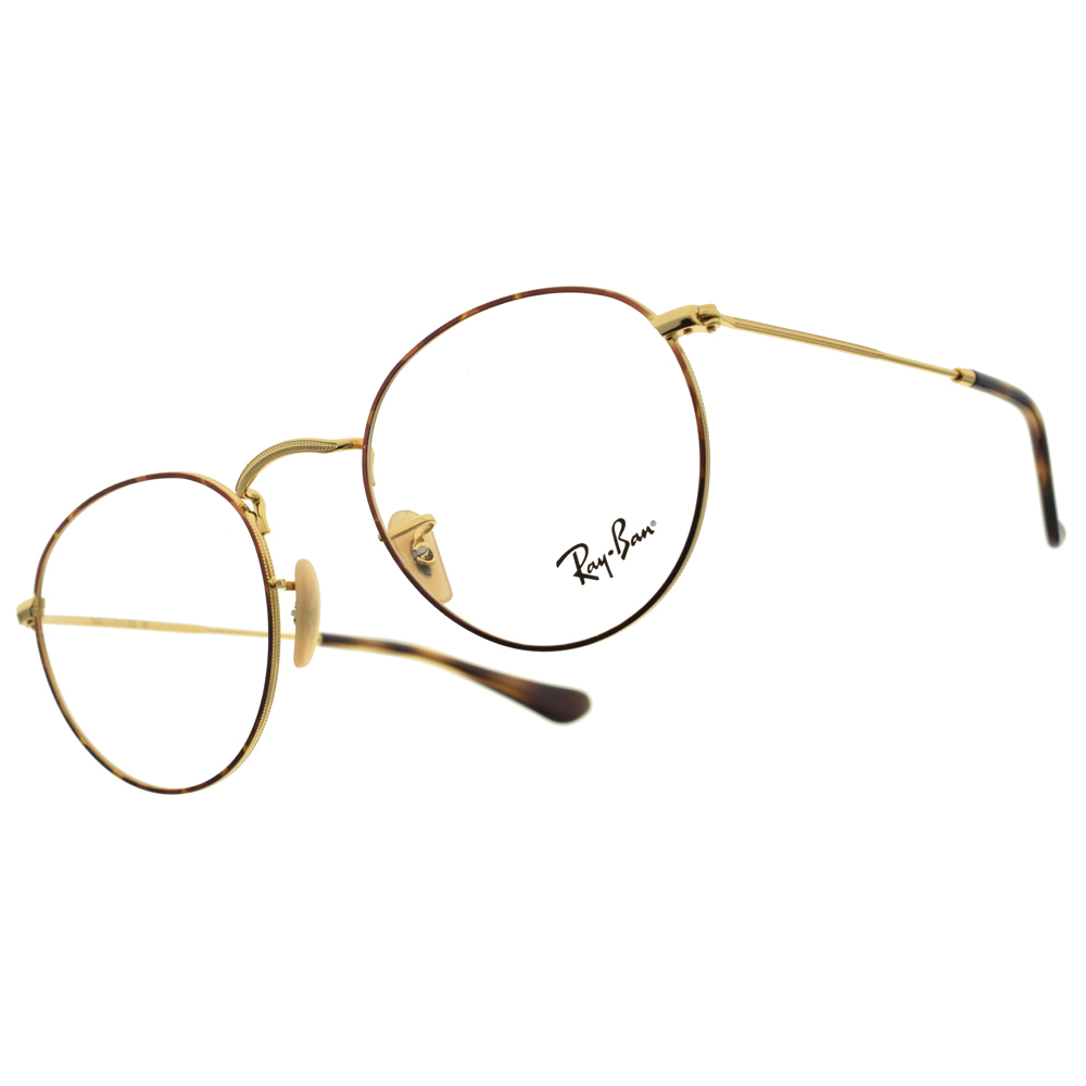 【RayBan】RB3447V 2945-50mm 復古圓框光學眼鏡♣