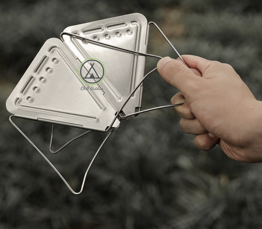 焚火台造型 折疊咖啡濾架