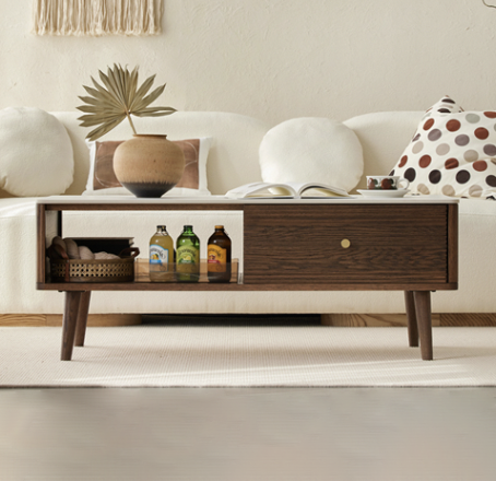 聖羅莎胡桃岩板茶几 SLS-I3072