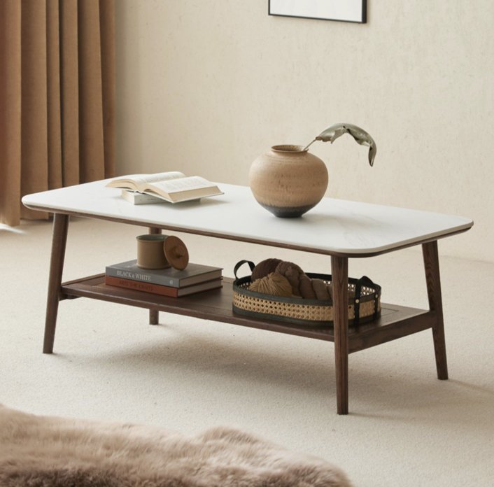 聖羅莎胡桃茶几A款 SLS-I3079