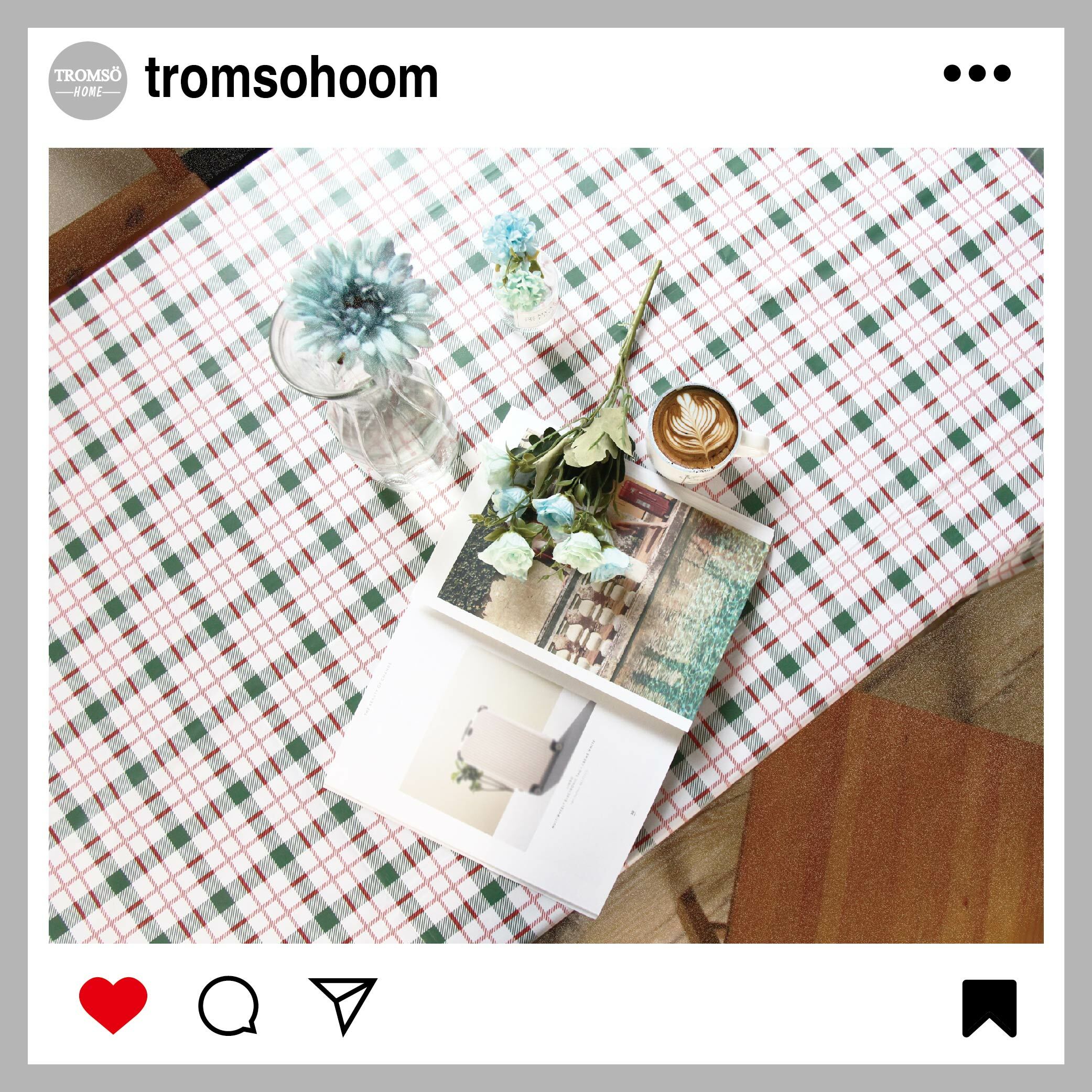 北歐生活抗汙防水桌布-都會蘇格蘭