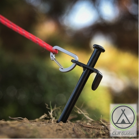 40cm 鋼製營釘(買10隻送收納袋)