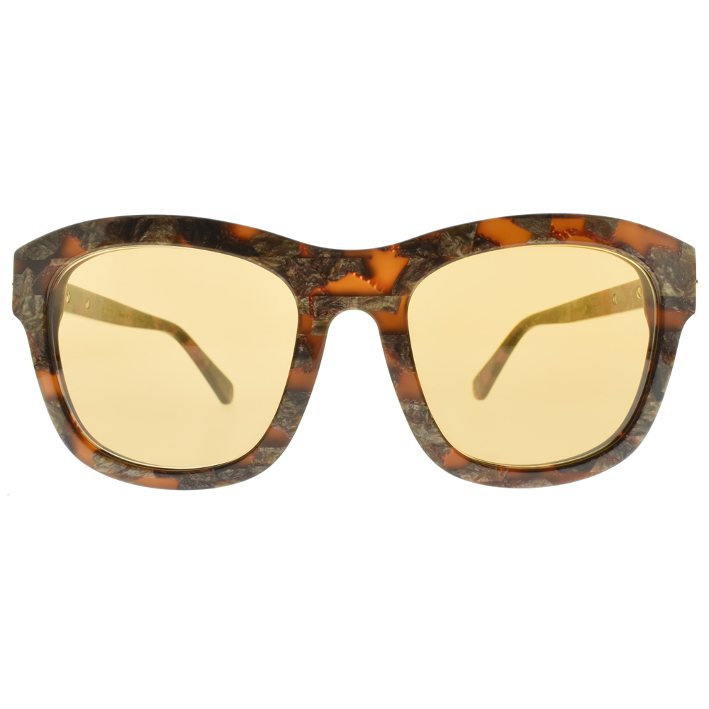 【EOS】E9007 P L10 時尚方框太陽眼鏡 (水銀偏光鏡面)