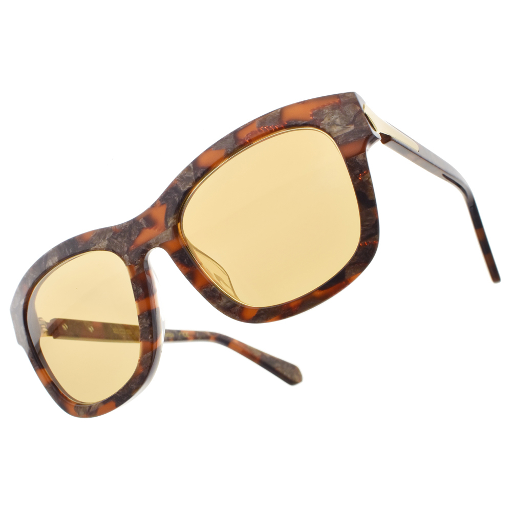 【EOS】E9007 P L10 時尚方框太陽眼鏡 (水銀偏光鏡面)