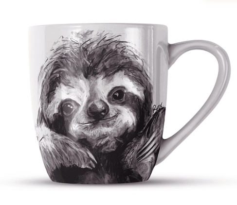 WRAPTIOUS｜骨瓷杯 ｜ 樹懶