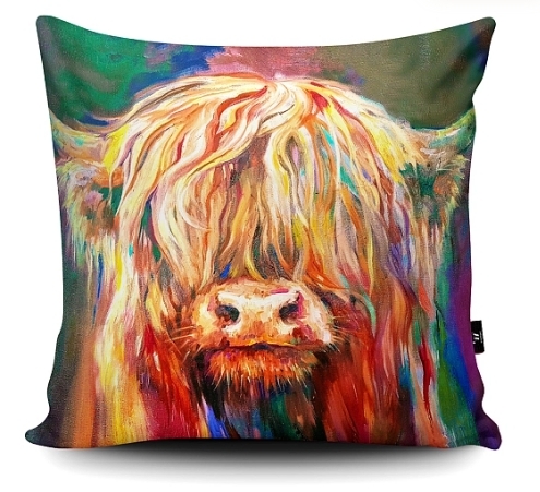 WRAPTIOUS｜手工抱枕｜  綠色高原牛