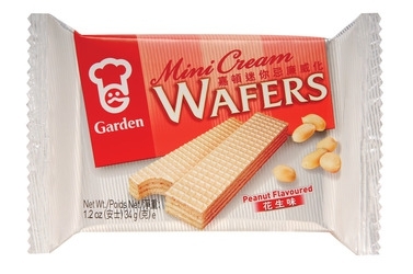 嘉頓 迷你花生味忌廉威化