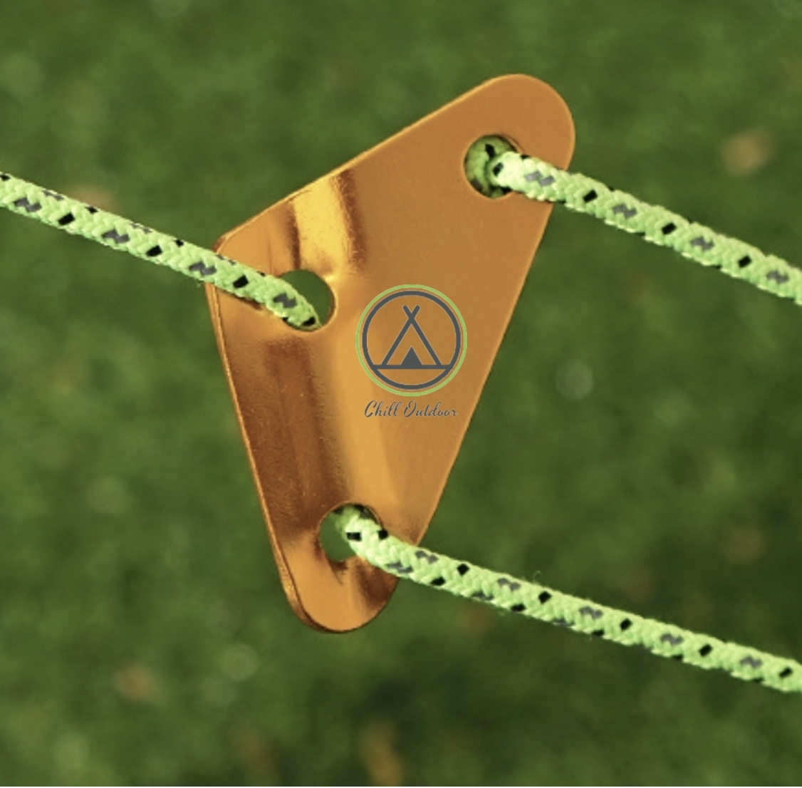 鋁合金三角營繩調節片－(多尺寸/隨機顏色)