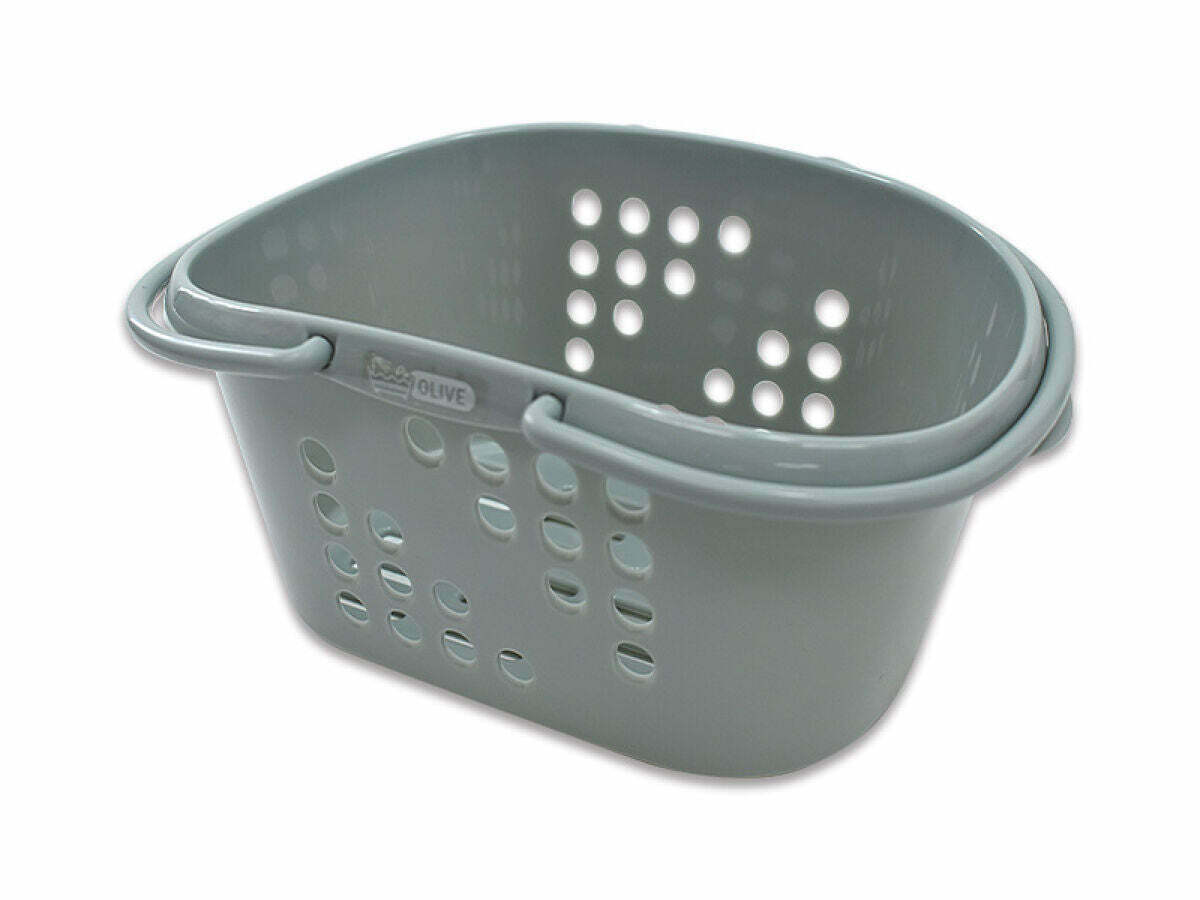 OLIVE浴室提籃/泉水藍 23.8x11.6x17.4cm