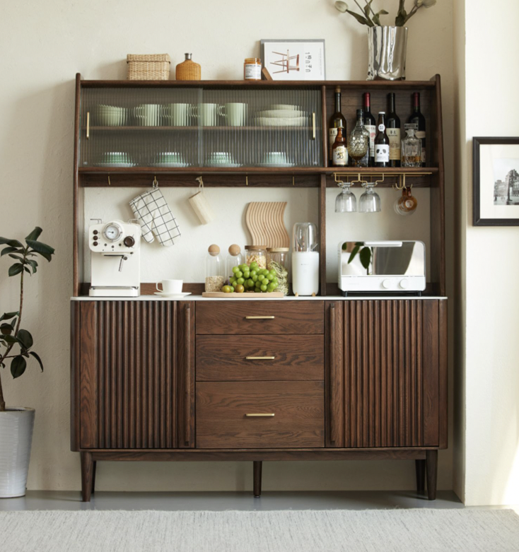 聖羅莎胡桃餐邊櫃 SLS-A1145