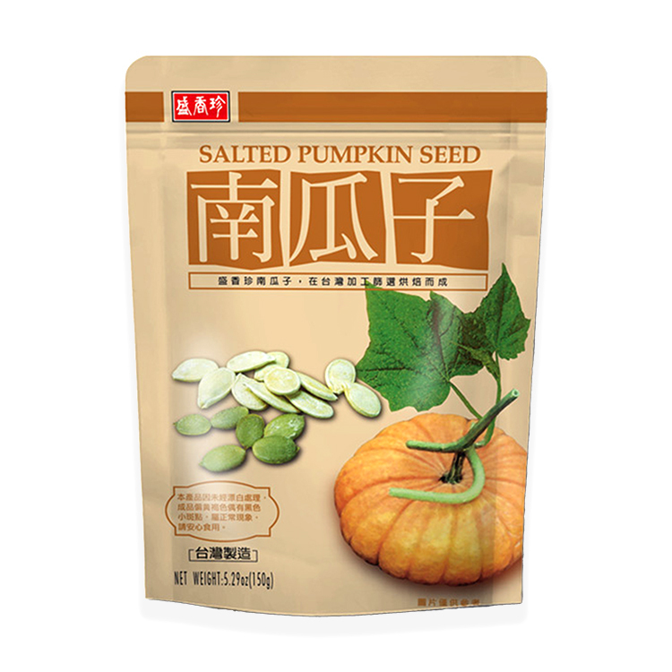 盛香珍 - 南瓜子150g/綠茶南瓜子 130g（EXP:4-17）