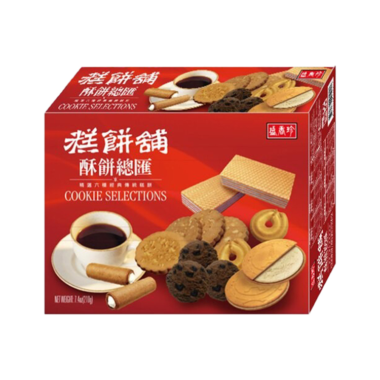 盛香珍 糕餅舖酥餅總匯 210g