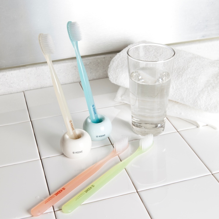 Kent 軟毛護齦健齒抗菌牙刷-大刷頭 (6支裝 紅色盒)