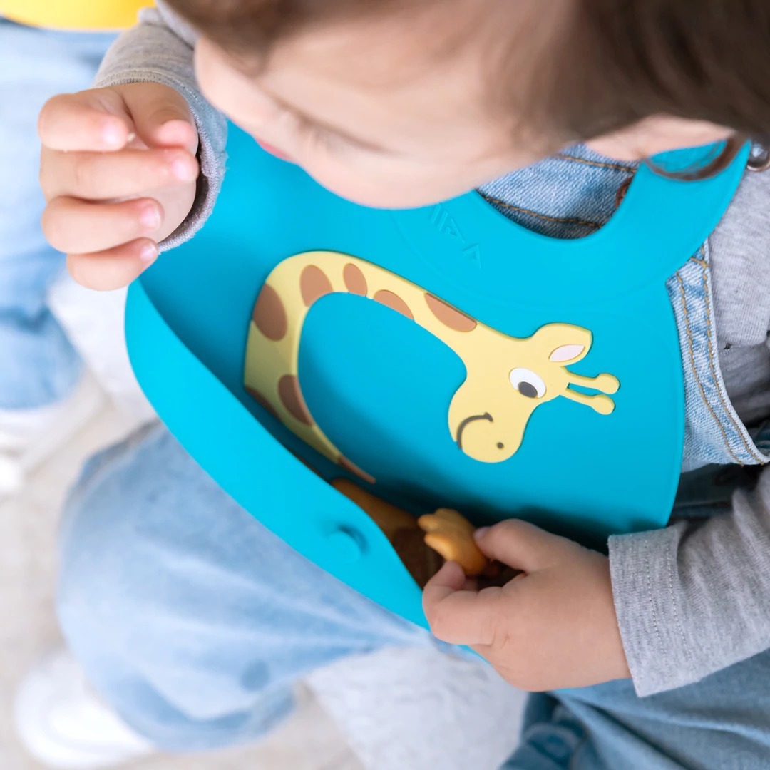 VIIDA Joy 便攜式矽膠圍兜 (吉兒長頸鹿)