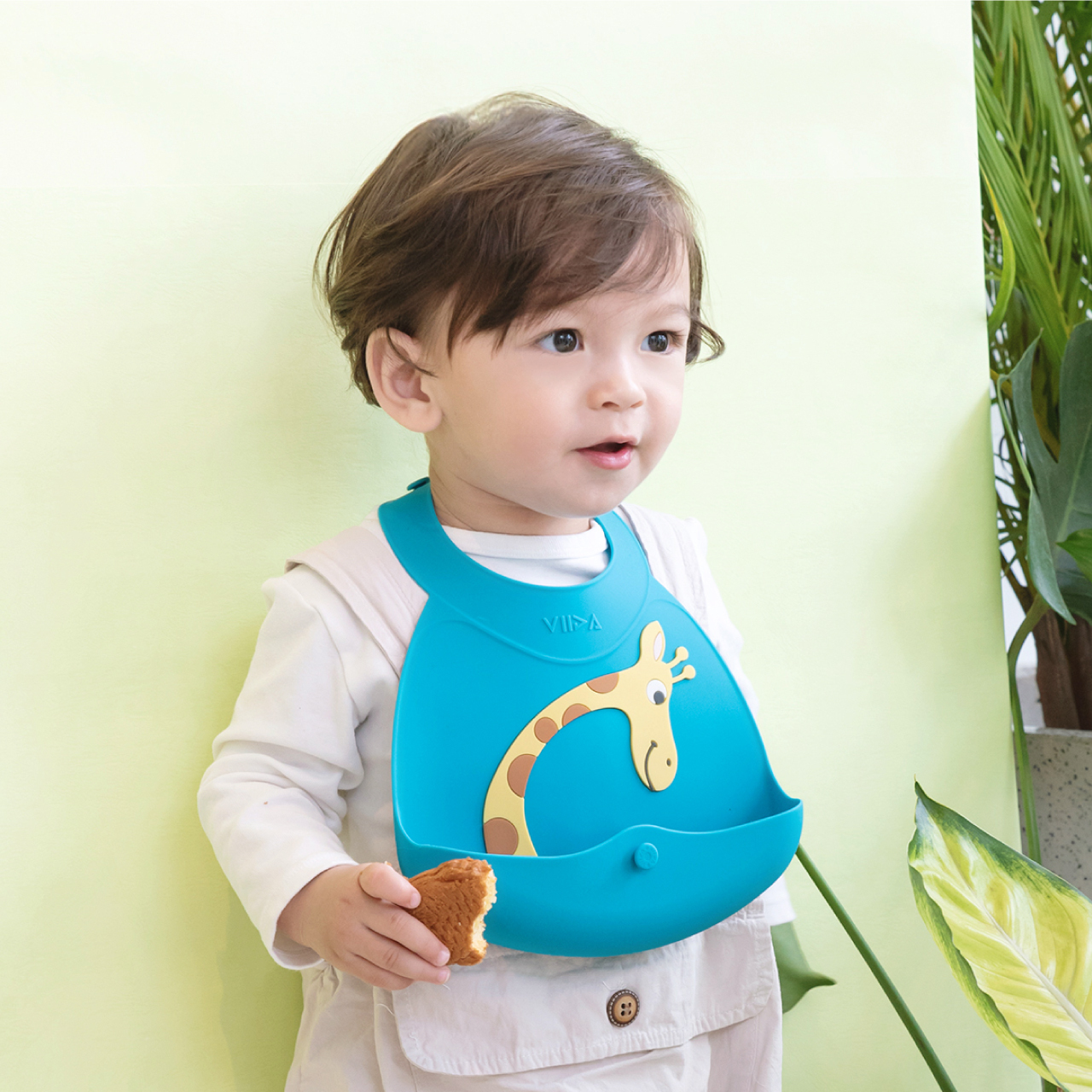 VIIDA - Joy Series Baby Bib (Gail Blue Atoll)