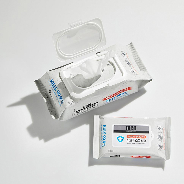 RICO- 99.9% Hand Sanitizing Wipes 10s