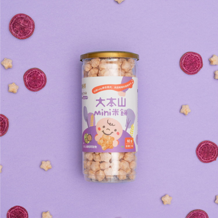Nong Chun Xiang-Mini Rice puff (Purple sweet potato) 40g 6m+