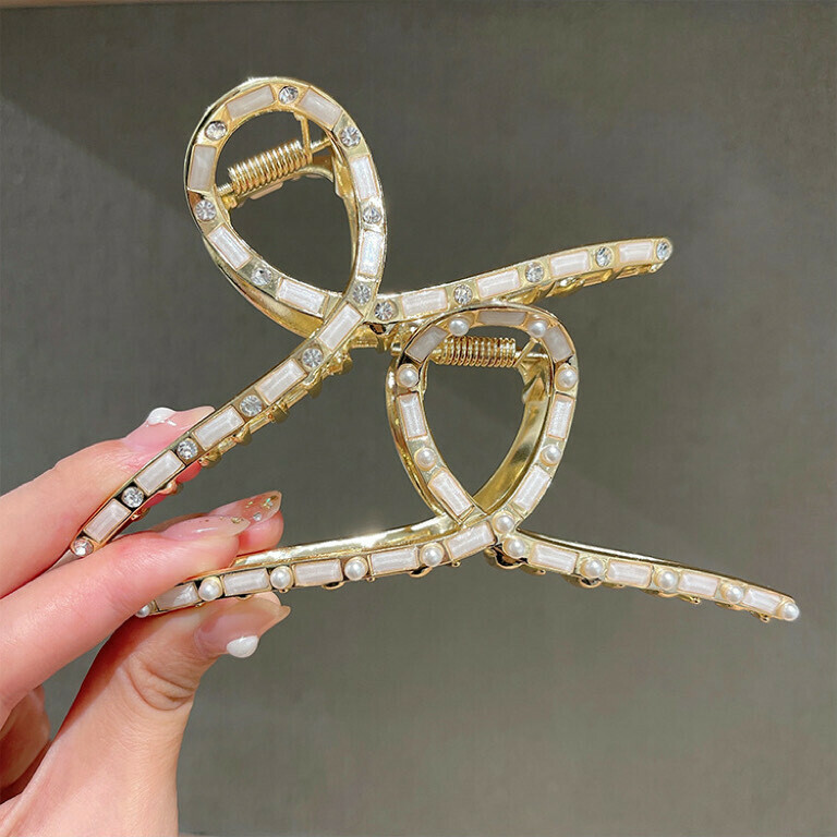 法式金屬鯊魚夾