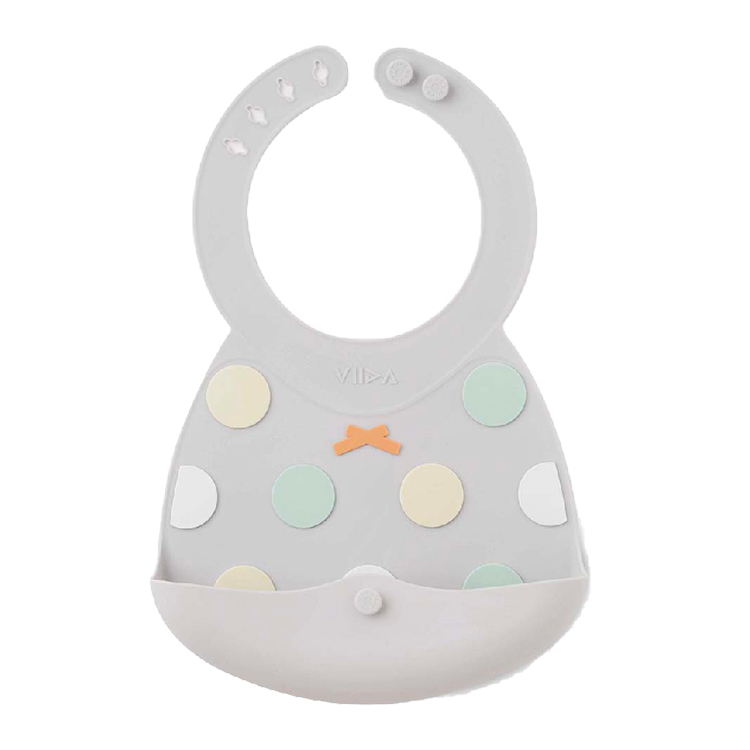 VIIDA-The Dreamy Series Baby Bib (Misty Gray)