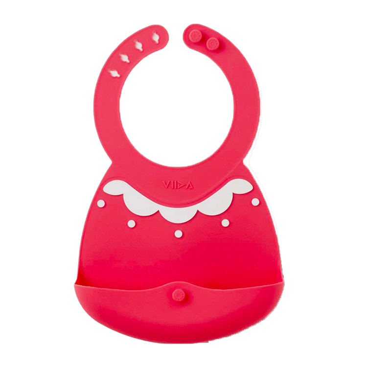 VIIDA-The Dreamy Series Baby Bib (Raspberry Red)