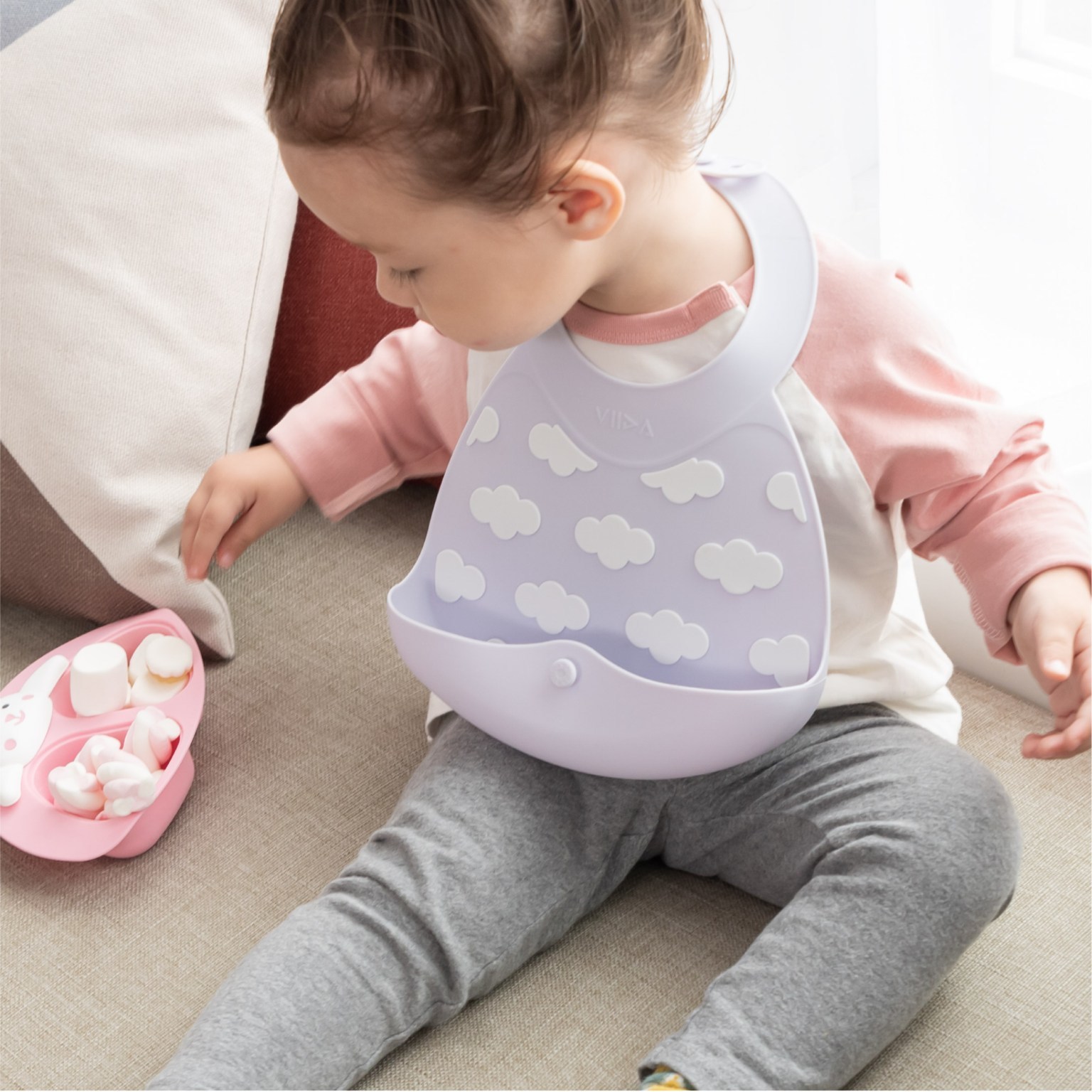 VIIDA-The Dreamy Series Baby Bib (Cloudy Blue)
