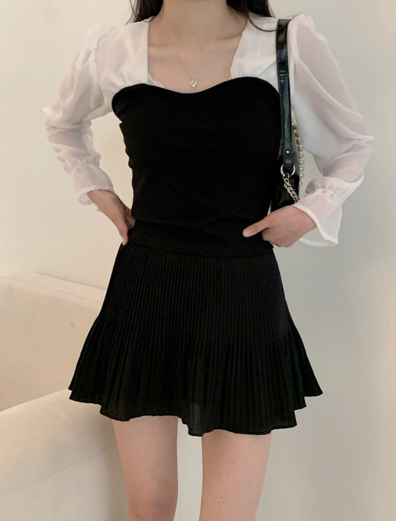 KR 迷你飄飄短裙| 7 COLORS