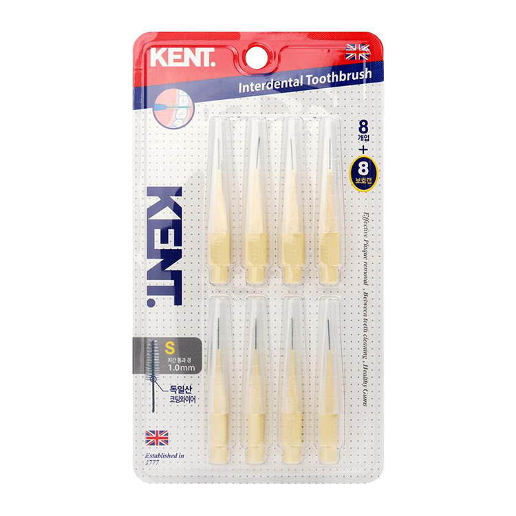 Kent 護齒牙縫刷 S (1.0mm) 8入