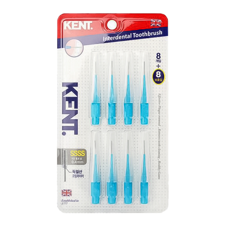 Kent 超幼護齒牙縫刷 SSSS (0.4mm) 8入