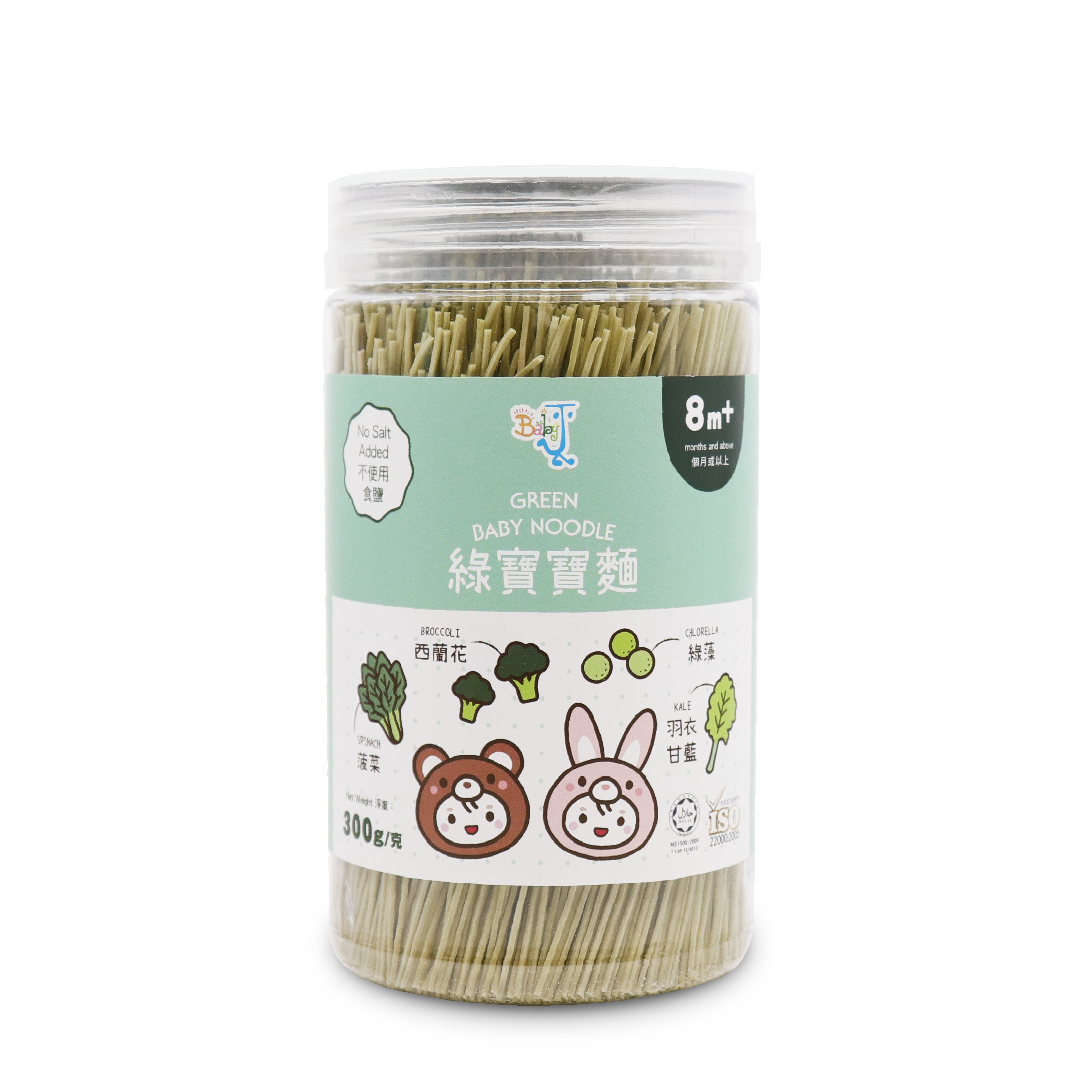 Baby J Green Baby Noodle 300g *8m+