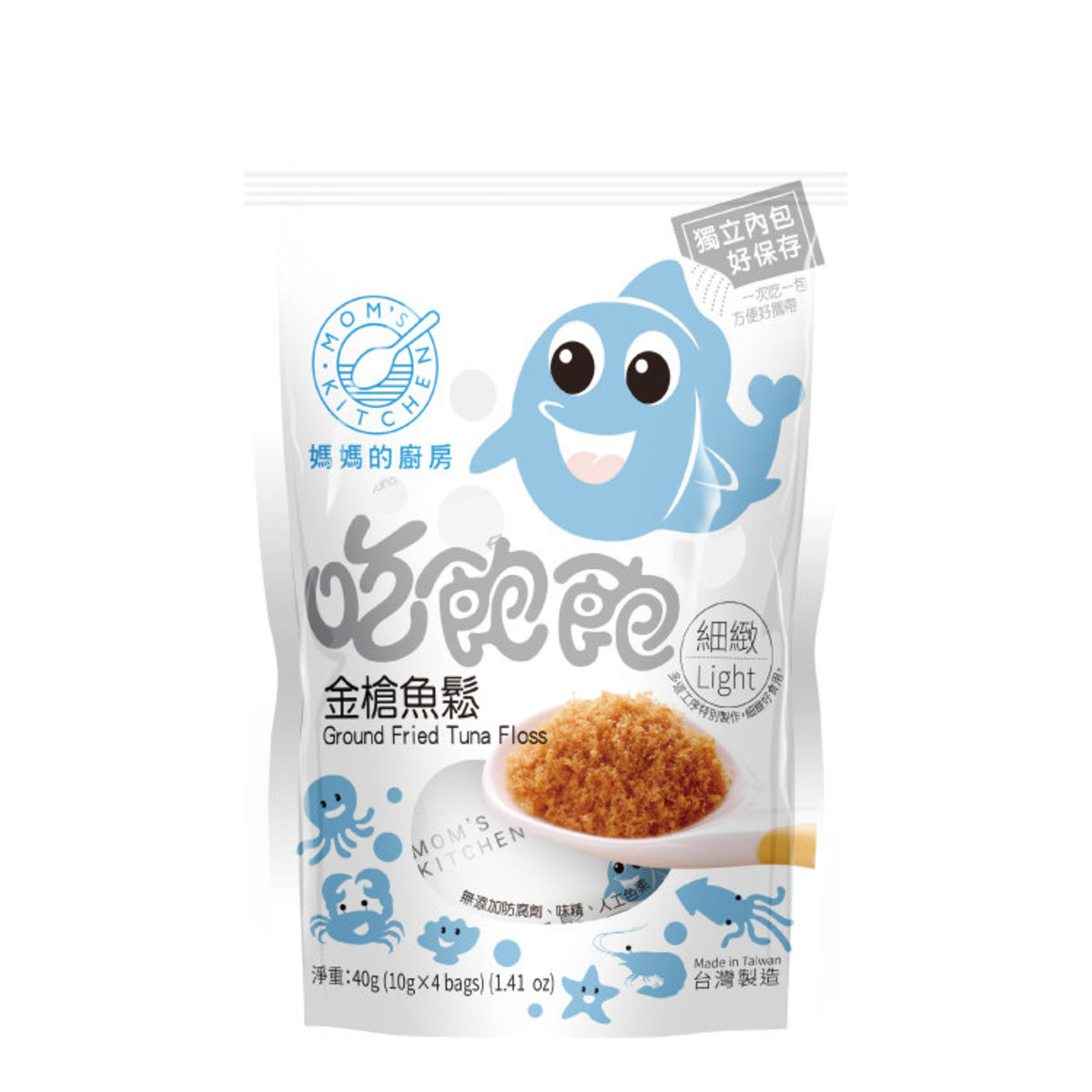 Mom's Kitchen - Ground Fried Tuna Floss (40g) (10g x 4 bags)