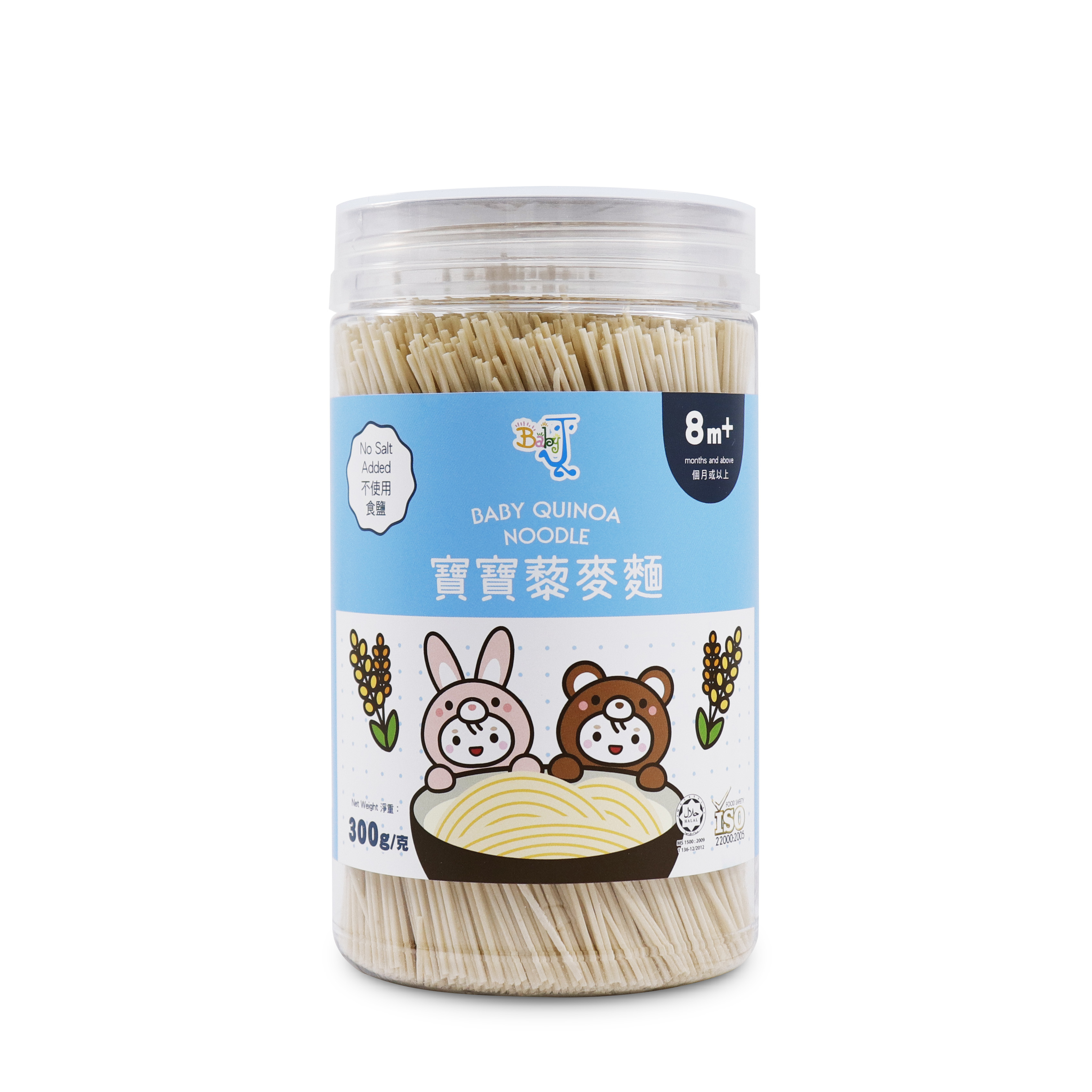 Baby J 天然嬰兒麵(藜麥) 300g *8m+