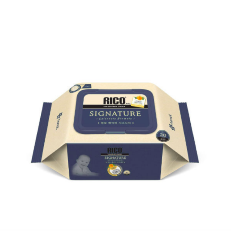 RICO 嬰幼兒抗菌濕紙巾(Signature熱賣系列) 20片