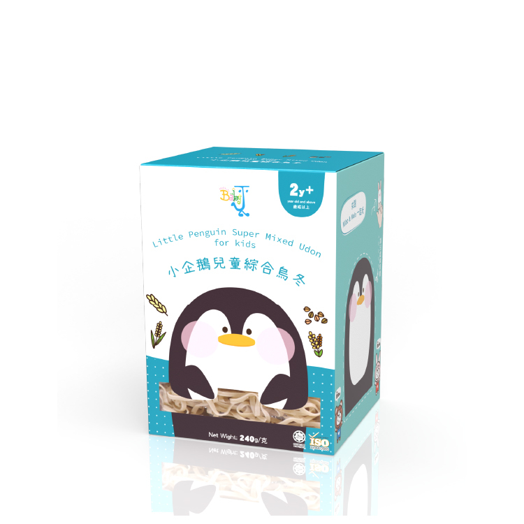 Baby J 小企鵝兒童綜合烏冬 240g *2yr+