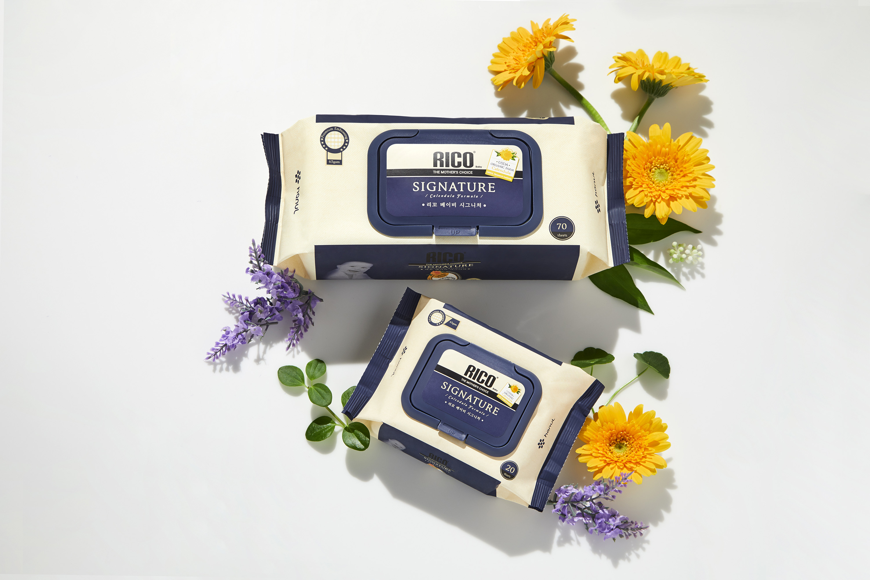 RICO 嬰幼兒抗菌濕紙巾(Signature熱賣系列) 20片