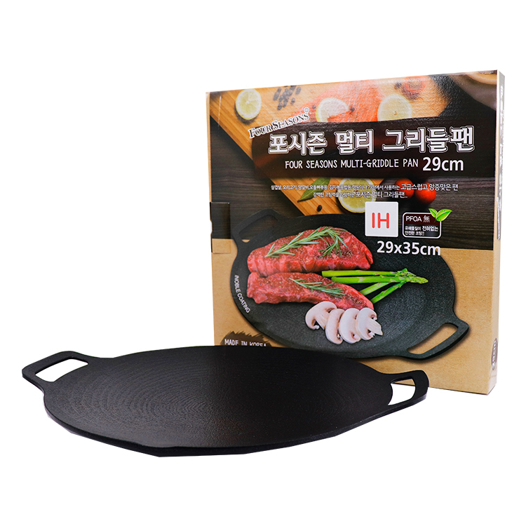 Four Seasons 不沾年輪迷你燒烤盤 29x35cm (電磁爐適用)
