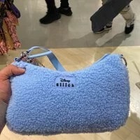 [S] PRIMARK STITCH SHOULDER BAG, BLUE, 991052357 (SZZ146)