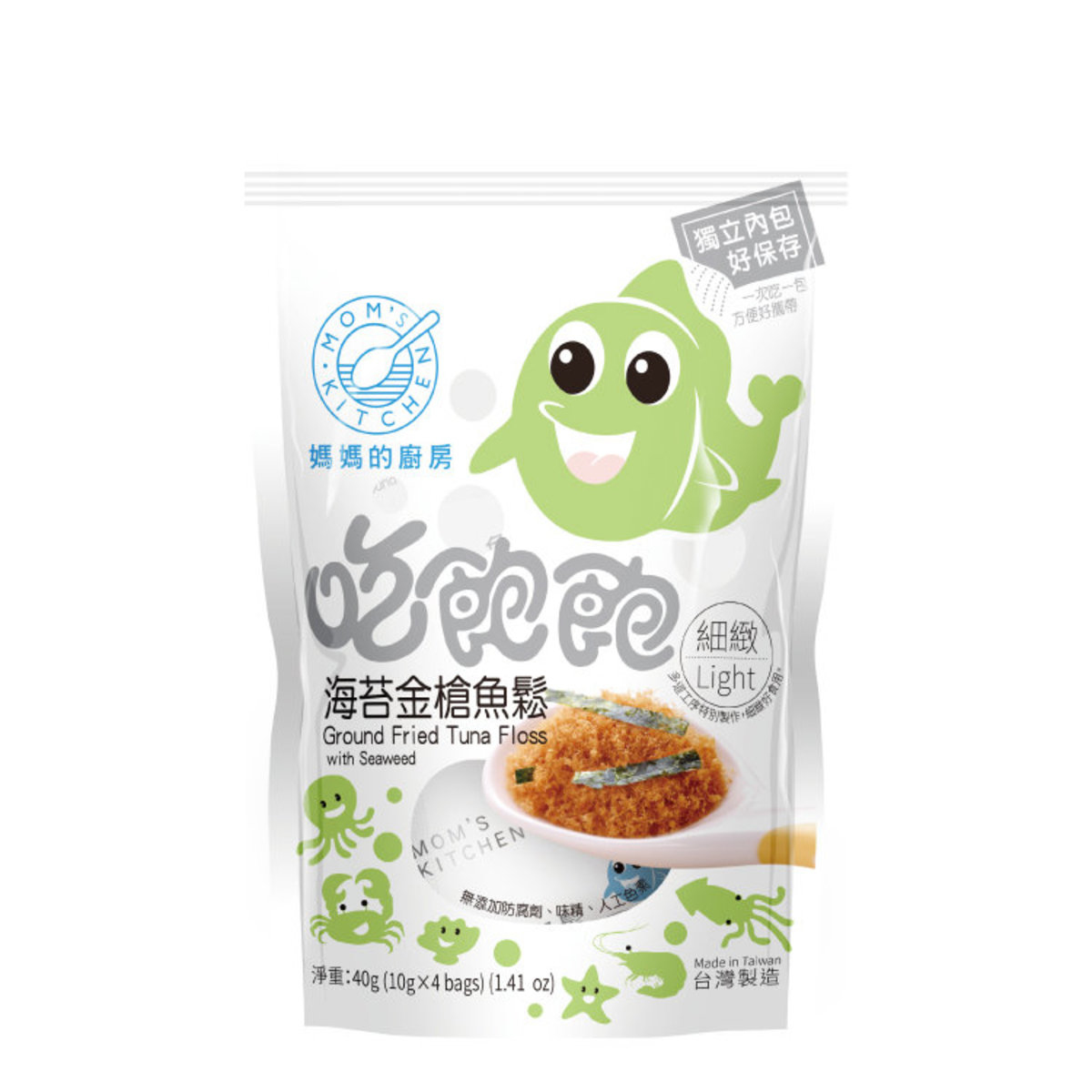 媽媽的廚房 飽飽金槍魚鬆(海苔味) 4入