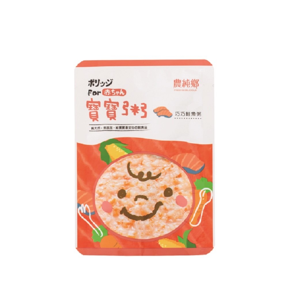 Nong Chun Xiang - Baby Congee (Salmon) 150g x 7's/box 6M+限時優惠🔥唔搶就冇啦！⏰
