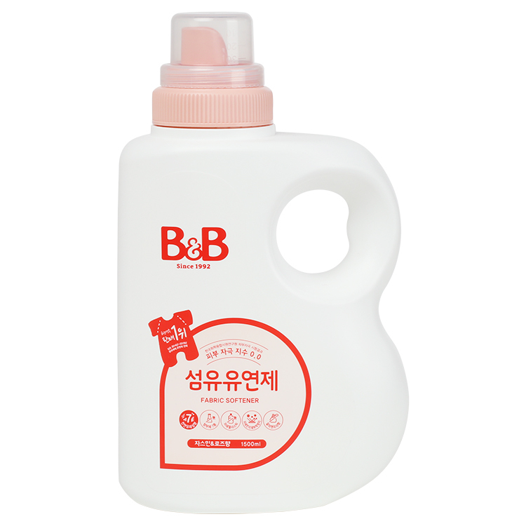 B&B - Baby Fabric Softener (Jasmine & Rose) 1500ml