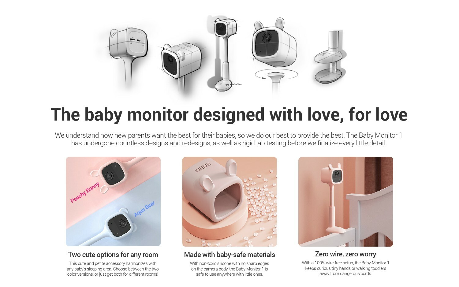 EZVIZ BM1 Battery-Powered Baby Monitor